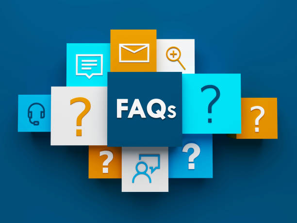 FAQs word highlighted among other icons